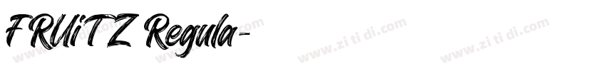 FRUiTZ Regula字体转换